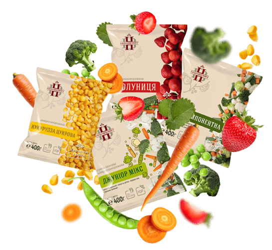 купити продуккцыю Хайберрі ТМ можена в локальних та нацыональних мережах Украъни. Заморожена кукурудза, заморожена полуниця, заморожена суміш овочева джуніор мікс, заморожена суміш овочева семикомпонентна. Натуральні заморожені продукти від українського виробника, фасування 400 г для HoReCa та роздрібних покупців